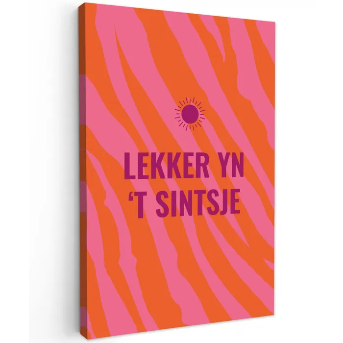 Quote - Zomer - Roze canvas 2cm klein -z3d