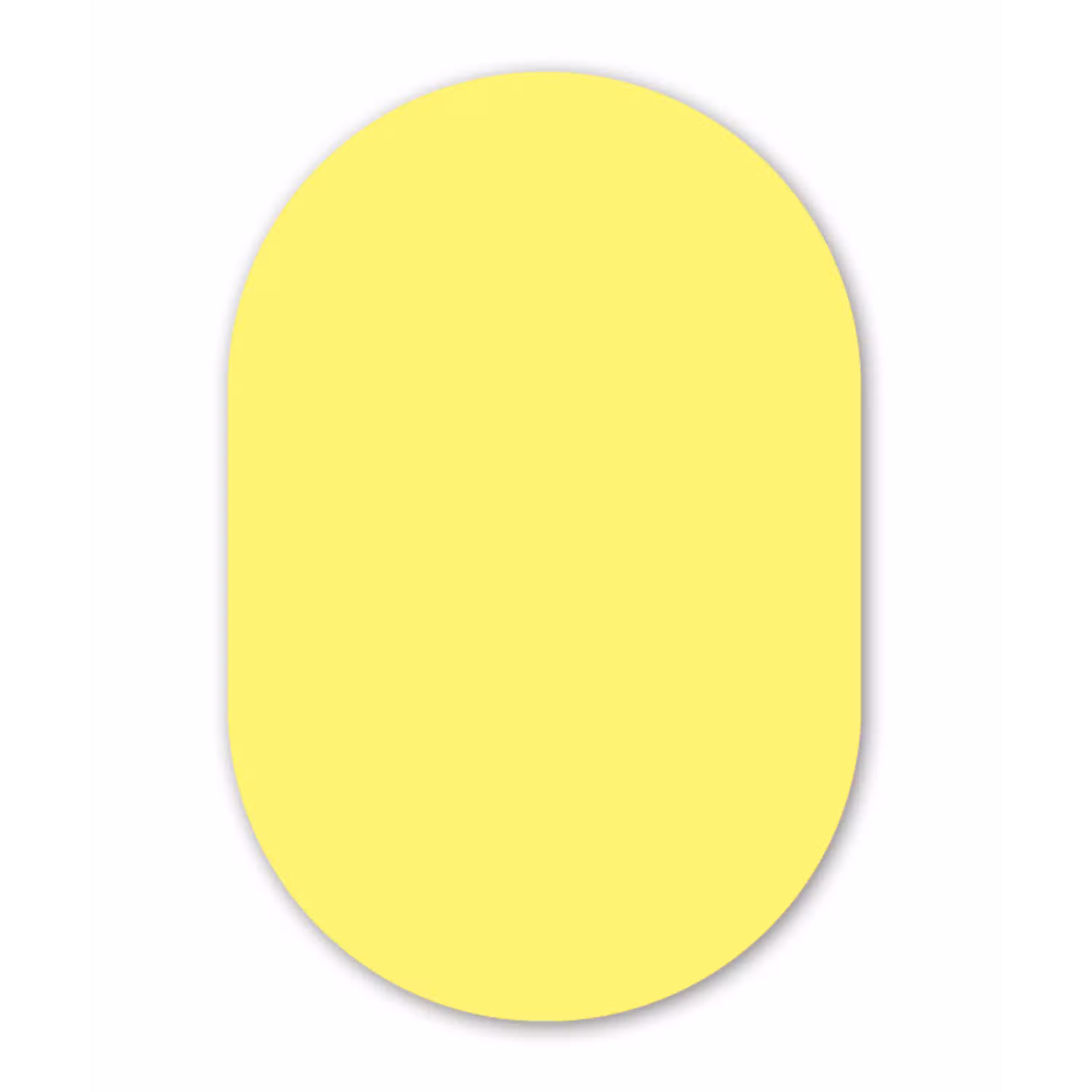 Buttery - Beige - Geel Wandcirkel Ovaal Aluminium middel 839 -3d