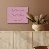 Eat me out don't stress me out - Roze - Handgeschreven PET vilt klein -sfeer4