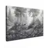 Bos - Hert - Zwart - Wit canvas 2cm klein -z3d