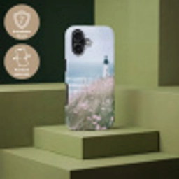 Vuurtoren - Klif - Zee - Bloemen Toughcase MagSafe Apple iPhone 17 klein -USP_PrintM_DE