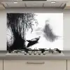 Boot - Rivier - Bamboe - Wit keuken achterwand spatscherm klein -3d_website