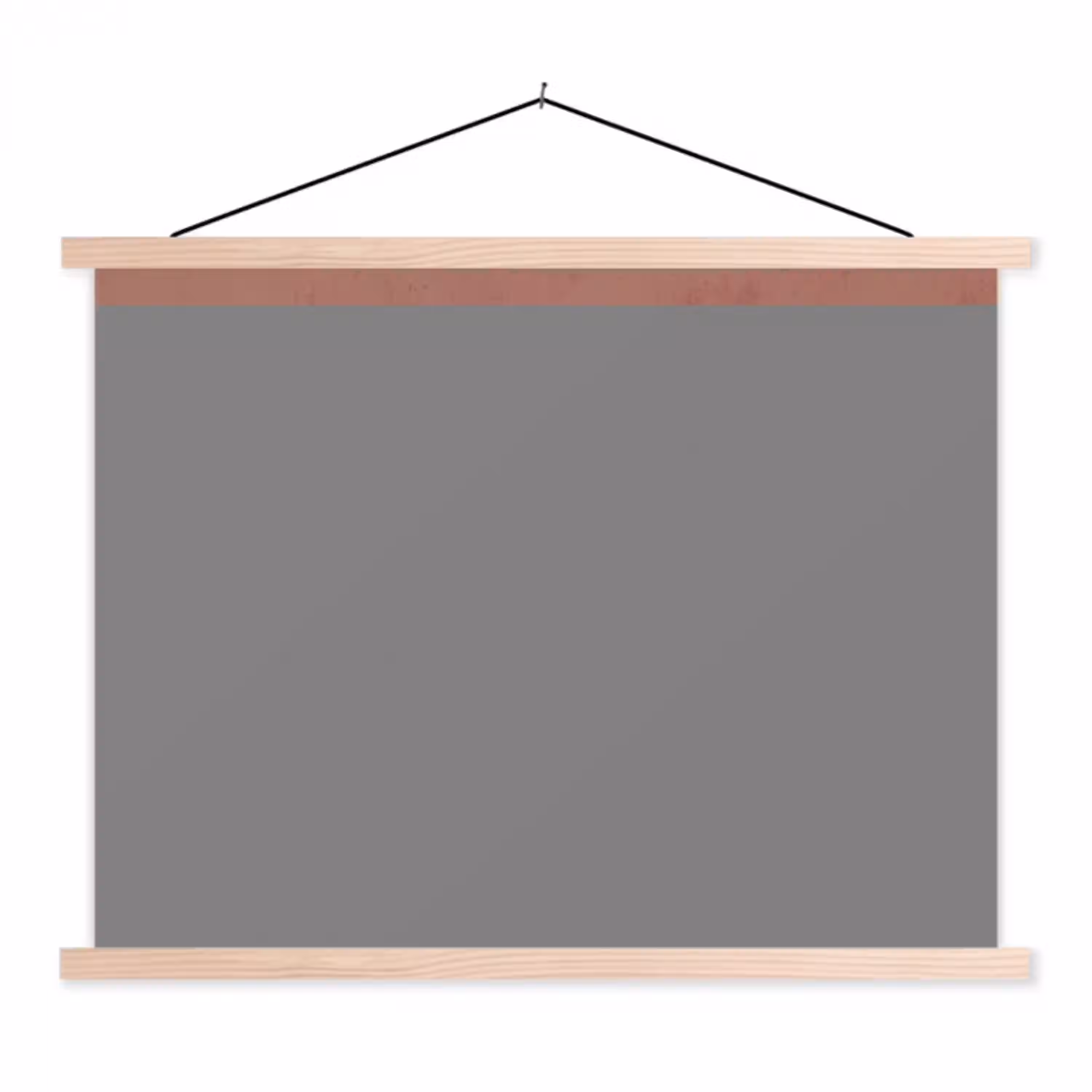 Illustratie - Vogels - Abstract - Roze textielposter latten blank klein -3d