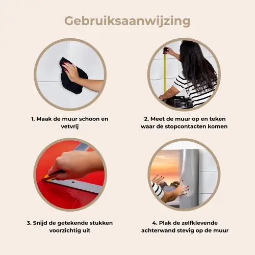 Zonsonderang - Zee - Pad - Gras - Duin - Vogels keuken achterwand 2 middel -gebruiksaanwijzing_NL