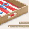Anker - Verfspatten - Rood - Blauw Dienblad Rechthoek middel -USP_HandgreepNL