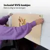 Baguette - Brood - Stokbrood - Beige Inductie beschemer met haakjes klein -ky-ophangen-nl