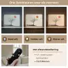 Boom - Zon - Modern - Landschap Light Box met batterij (Wandlamp) middel -USP_lichtkleurNL