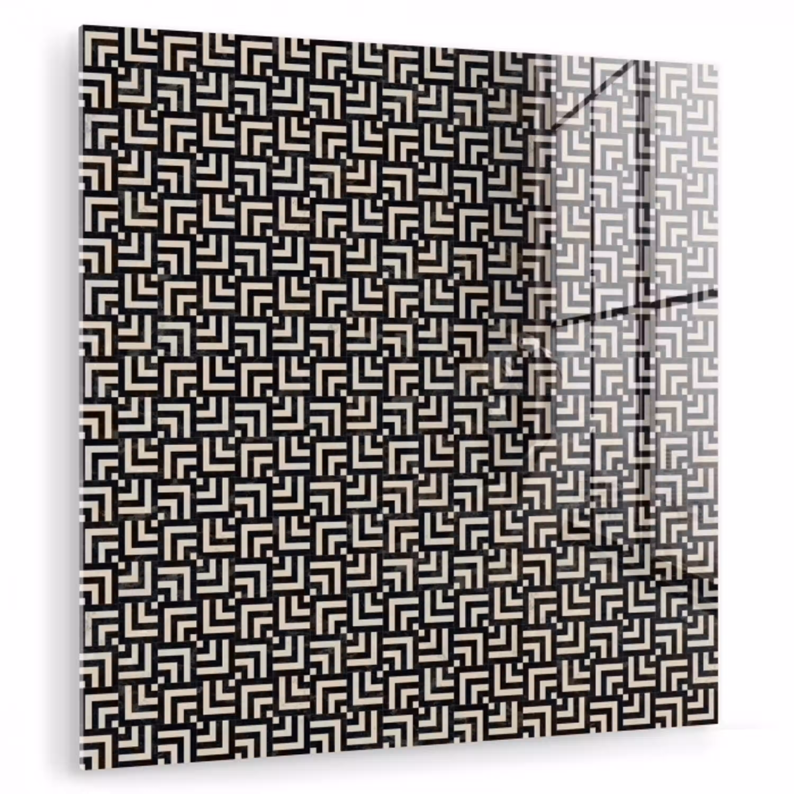 Patroon - Marmer - Zwart plexiglas 5mm klein 11 -zzzproduct_nieuw