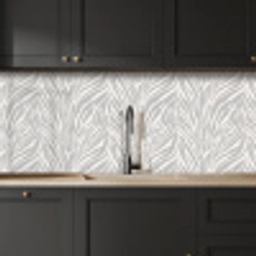 Zebra - Motief - Grijs keuken achterwand 2 middel 871 -sfeer1