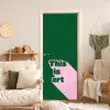This is art - Schaduw - Roze deurposter klein -sfeer2