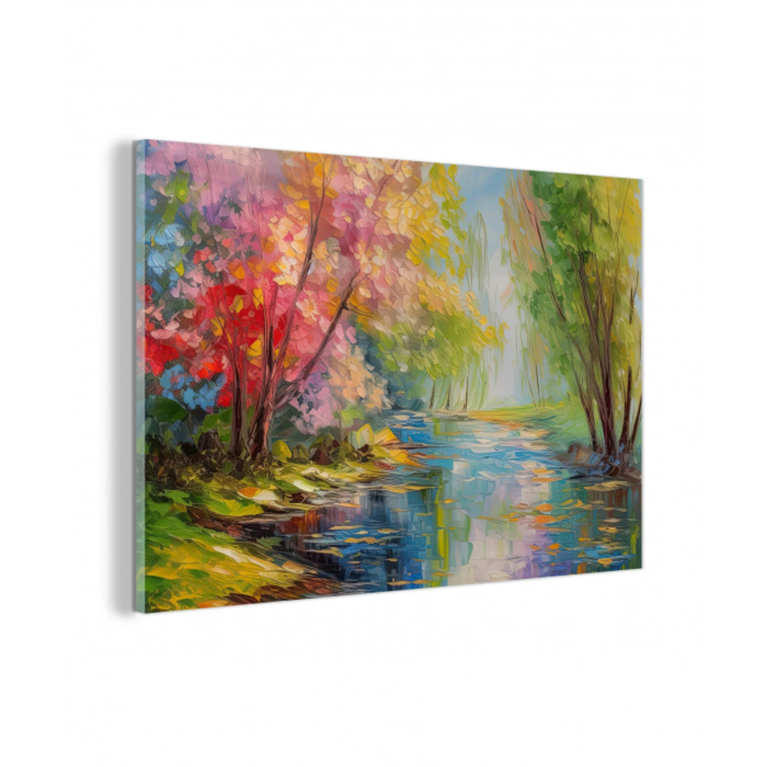 Olieverf - Landschap - Natuur - Kleurrijk plexiglas 5mm klein -z3d