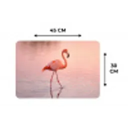 Flamingo - Water - Roze Placemat vinyl groot -specs