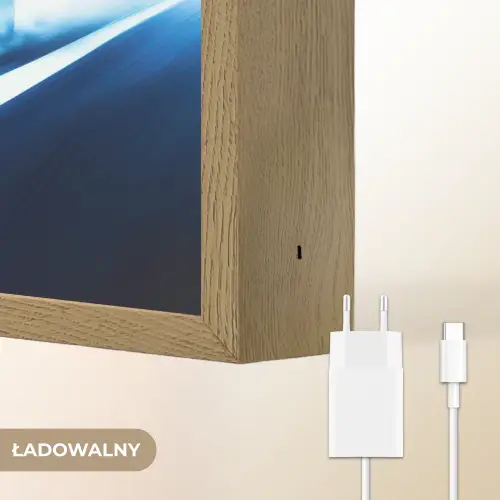 Auto - Geel - Race - Blauw Light Box met batterij (Wandlamp kind) middel -USP_websiteoplaadbaarNL