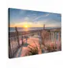 Duin - Zonsondergang - Strand - Planten - Zee canvas 2cm klein -z3d