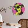 Hond - Zonnebril - Roze - Art Akoestische PET Vilt - Rond klein -sfeer3