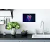 Paars - Disco - Feest - Druif Muursticker klein -keuken