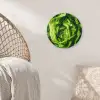 Groente - Sla - Groen Wandcirkel kunststof plaat 5mm dik klein -sfeer5