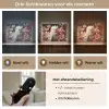 Kaketoe - Dier - Natuur - Botanisch - Bloemen - Roze Light Box met batterij (Wandlamp) middel -USP_lichtkleurNL