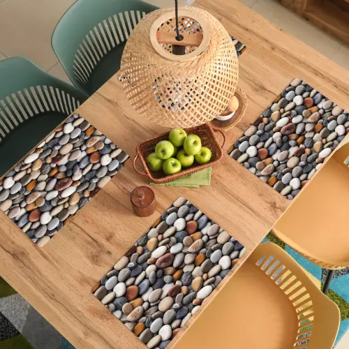 Rust - Zachte - Kleuren - Stenen Placemat vinyl groot 368 -zzsfeer5_Kitchenyeah-website