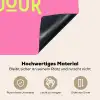 Roze - Groene Bonjour - art-deco Inductie beschemer met haakjes klein -ky-onderkant-de