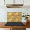 Industrieel - Textuur - Goud keuken achterwand spatscherm klein 900 -sfeer2