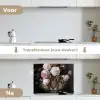 Bloemen - Jan Davidsz de Heem - Tijger - Schilderij - Stilleven - Oude meesters keuken achterwand spatscherm middel -voor_na_NL