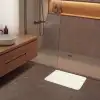 Abstract - Motief - Beige Badmat klein 997 -sfeer2