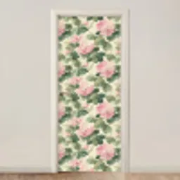 Rozen - Botanisch - Roze deurposter klein 289 -3d_beige