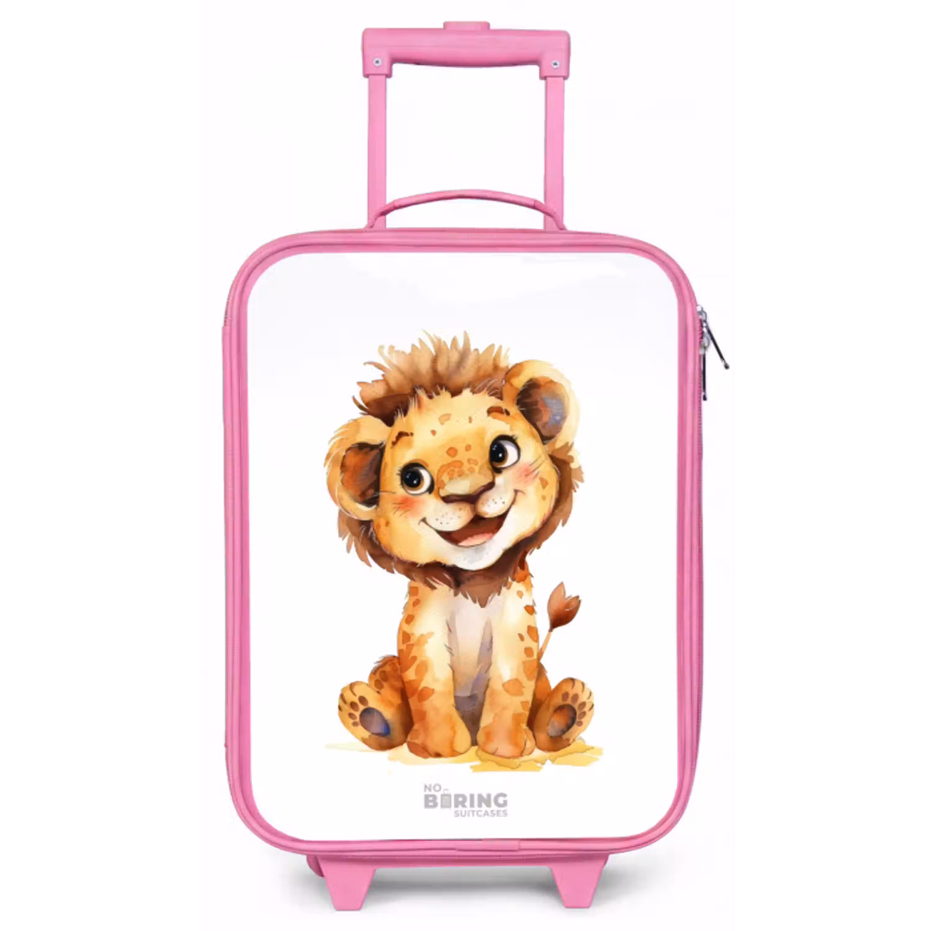 Baby leeuw Kinderkoffer - Roze klein -zz3dotto