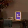 Yes fun - Kleurrijk - Collage-stijl Light Box met kabel (Tafellamp) klein -sfeer4