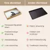 Silhouet - Vrouw - Surfplank - Water Dienblad Rechthoek middel -USP_VergelijkingNL