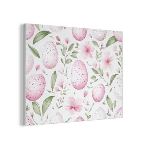 Patroon - Eieren - Roze - Pasen PET vilt klein -3d