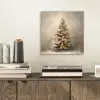Kerst - kerstboom - Sneeuw - Art aluminium wit klein -sfeer1
