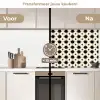 Stervormen - Geometrisch - Zwart keuken achterwand 2 middel 871 -voor-na2_NL