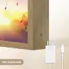 Paardenbloem - Bloemen - Zonsondergang - Horizon - Nacht Light Box met batterij (Wandlamp) middel -USP_websiteoplaadbaarNL
