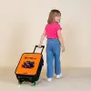 Rainbow Wheels Kinderkoffer - Zwart klein -sfeer1