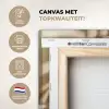Wijn - Wijnglazen - Wit KitchenYeah - Keuken - Canvas klein -zcloseup