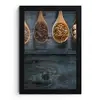 Kruiden - Lepels - Hout - Keuken - Specerijen - Industrieel fotolijst zwart zonder passe partout klein -3d