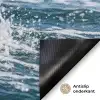 Badeend - Stoer - Golven Deurmat klein -antislip_NL