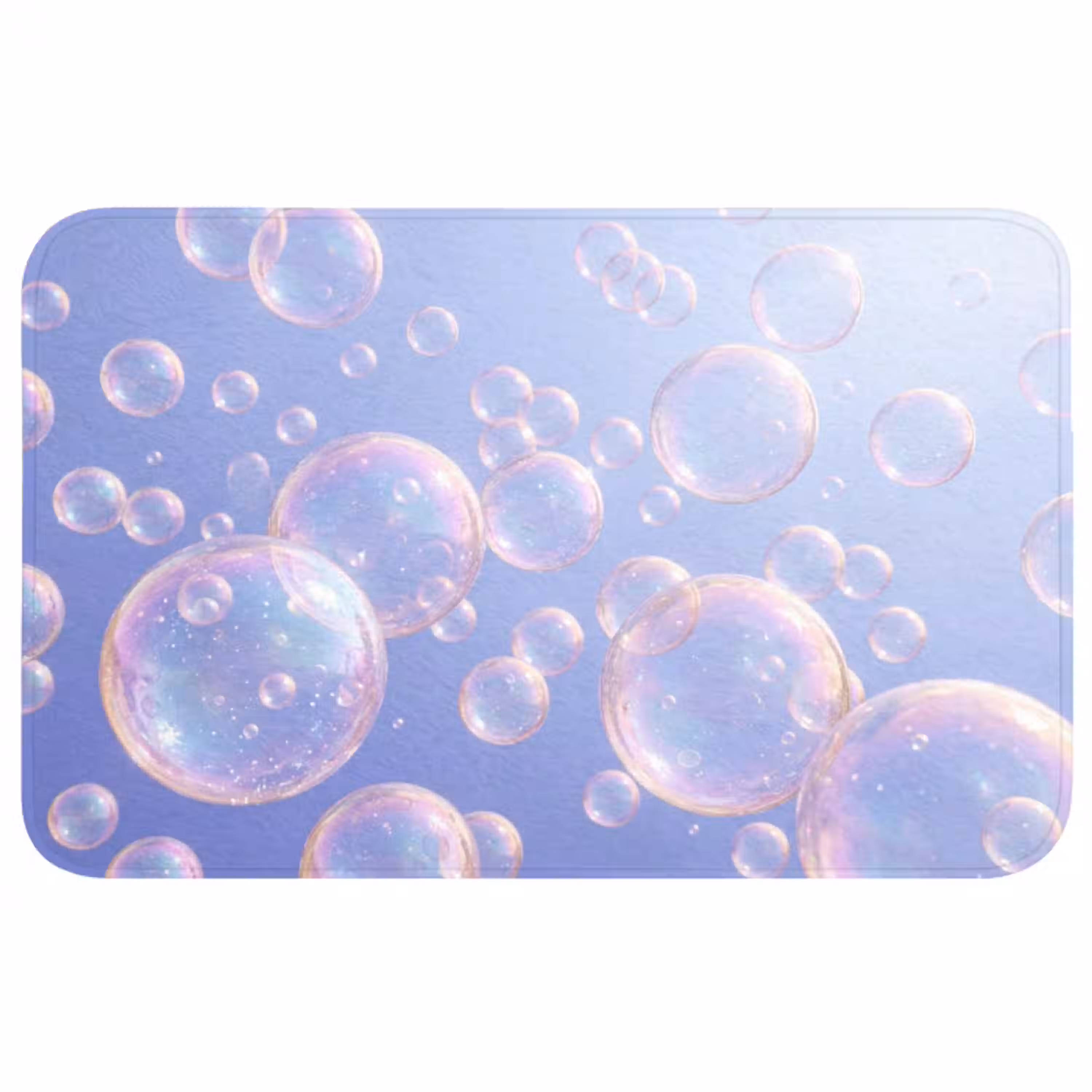 Pastel - Bubbels - Dromerig Badmat middel -3d