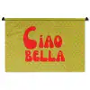 Ciao bella - Rood - Groen - Stippen Wandkleed katoen middel -zz3d