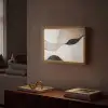 Contourlijnen - Abstracte landschap Light Box met batterij (Wandlamp) middel -sfeer1