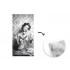 Chic - Vrouw - Zwart - Wit fotobehang vinyl groot -3d