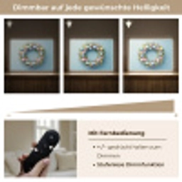 Krans - Eieren - Bloemen Light Box met batterij (Wandlamp) middel -USP_dimbaarDE