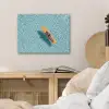 Surfboard - Water - Badpak - Oranje PET vilt klein -sfeer3
