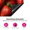 Aardbei - Fruit - Rood Inductie beschermer vinyl 3mm middel -zzzzzzz-lf-onderkant
