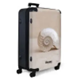 Schelp - Spiraal - Beige NBS - Large koffer - Volwassenen Unisex groot -product1