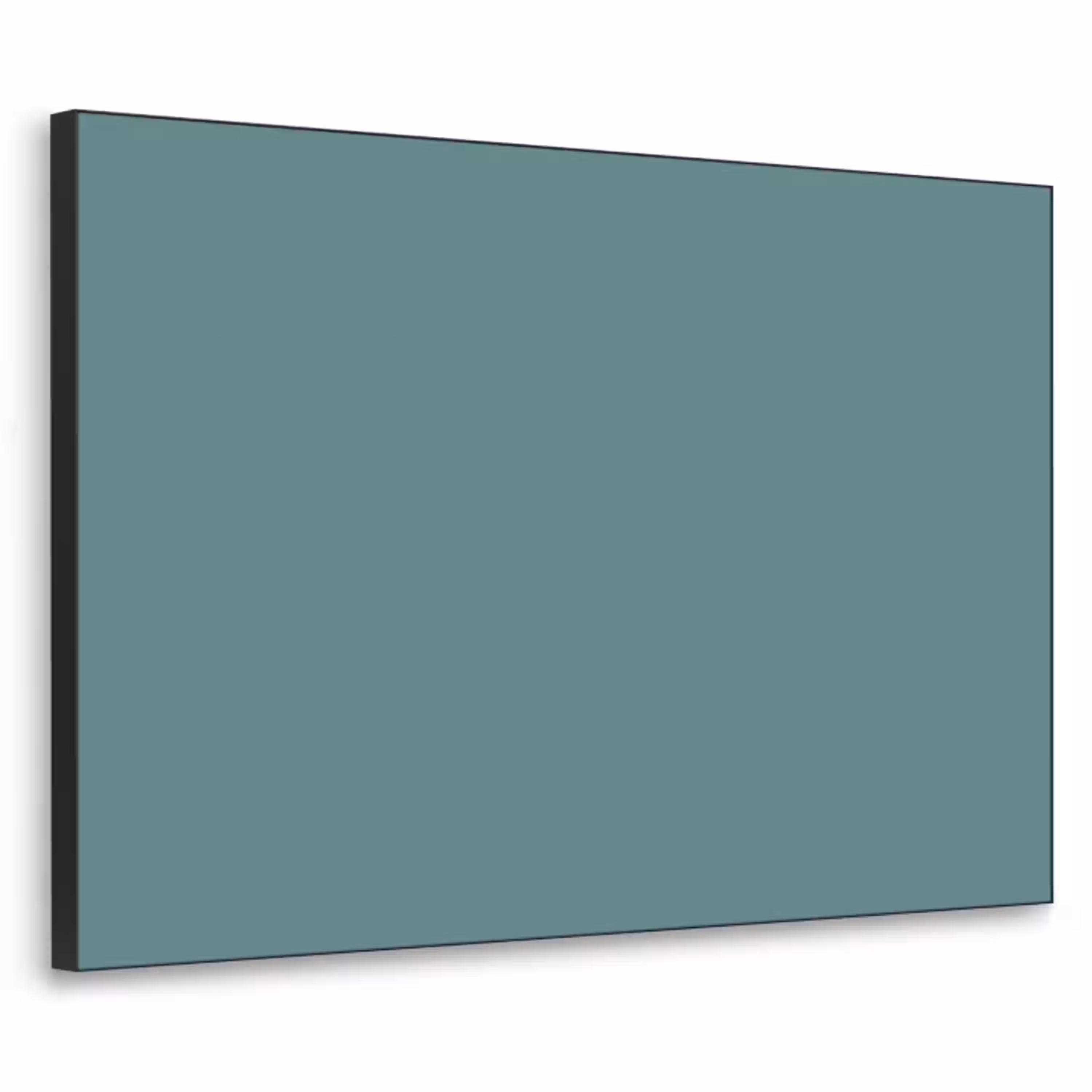 Serene - Teal - Blauw Textielframe zwart klein 947 -3d