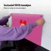 Girl power - Hart - Roze - Rood Inductie beschemer met haakjes klein -ky-ophangen-nl