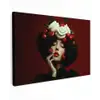 Vrouw - Kersen - Slagroom canvas 2cm klein -z3d